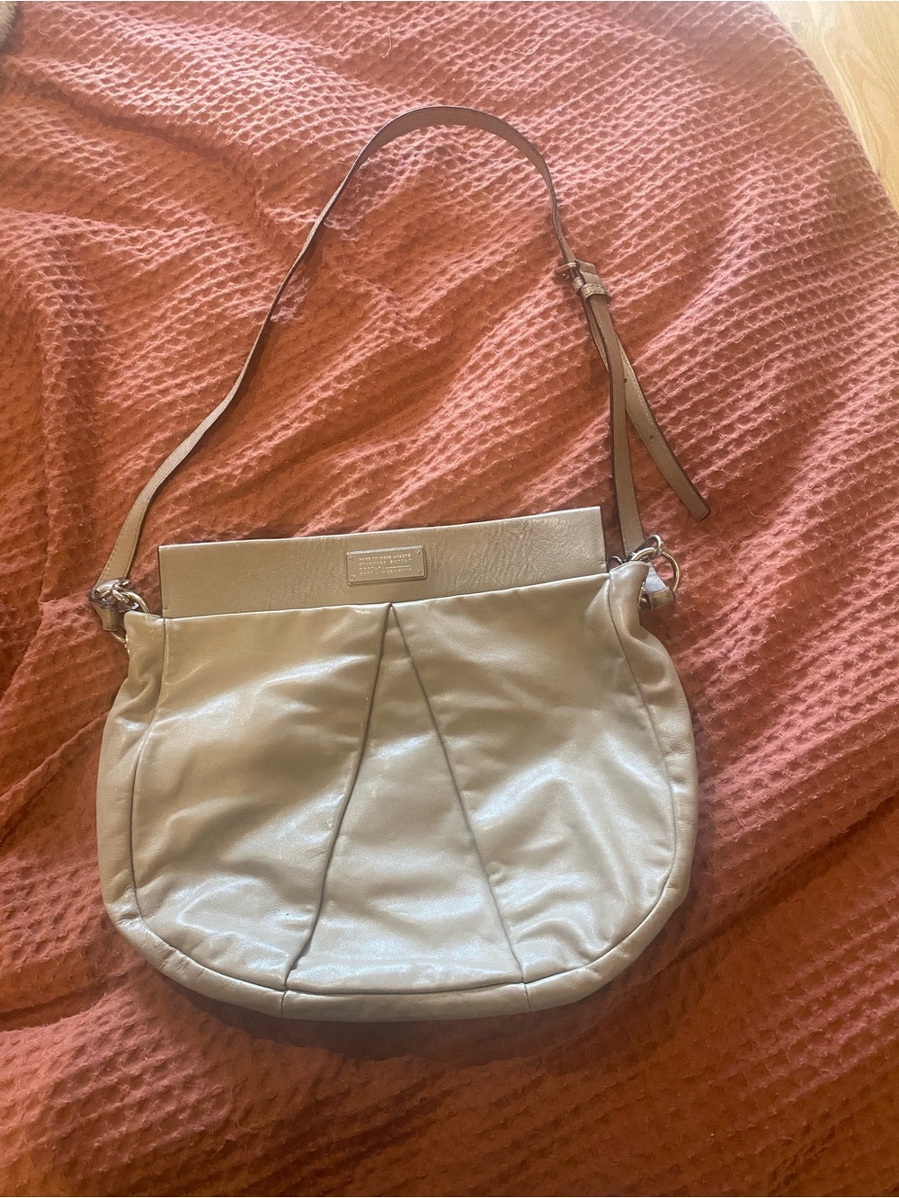 Leather Marc by Marc Jacob’s Bag in Light Taupe